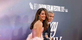 Amal Clooney navdušuje: mož jo očitno osrečuje