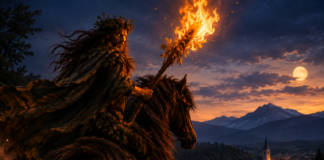 Kresnik – junak slovenske mitologije Kresnik. Vir: ChatGPT