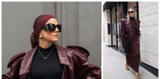 Bordo rdeča je barva letošnje jeseni: tako jo nosijo modne navdušenke Trend barva jeseni-bordo rdeča