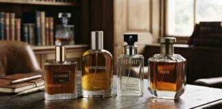 Brezčasni moški parfumi, ki navdušujejo še danes Moški parfumi. Vir: UI - Gemini